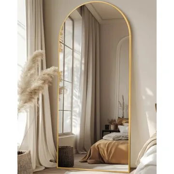 Elegant Antok Full Length Mirror in Gold Frame