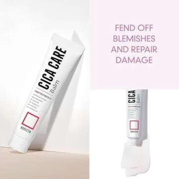 ROVECTIN Cica Care Face Balm - Immediate Redness Relief Face Moisturizer for Acne Prone, Sensitive Skin | Spots, Scar Reducing with Calamine and Madecassoside | Vegan, Korean Skincare(1.4 fl oz)
