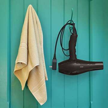 Xtava Pro Hair Dryer with Diffuser - Salon Grade Professional 1875 Watt Blow Dryer for Hair Styling - Frizz Control Volumizer Blowdryer with Concentrator Nozzle Attachment and Cool Shot Button - Black