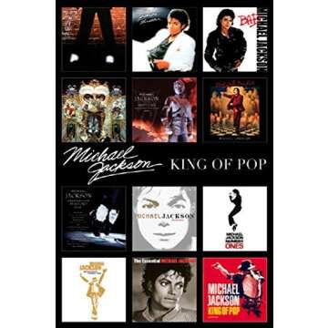 Beyond The Wall Michael Jackson Album Covers Collage Pop Rock Music Icon Legend Celebrity Poster Pri...