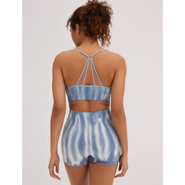 FRESOUGHT 2 Piece Adjustable Strap Workout Set for Women