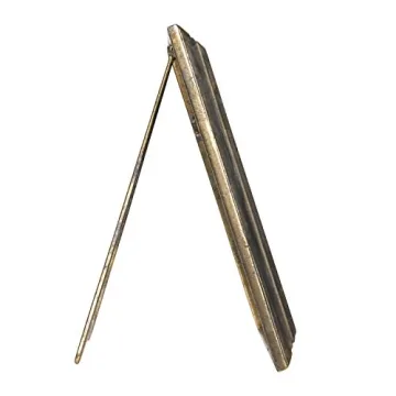 Antiqued Gold Metal Picture Frame for 4" x 6" Photos