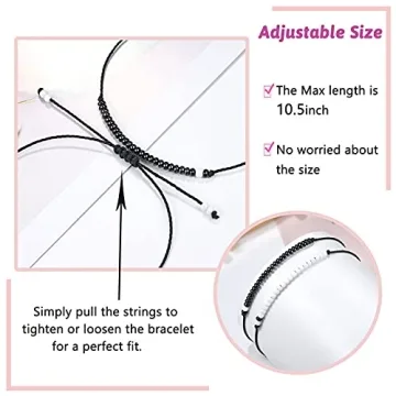 Pinky Promise Matching Couples Bracelets Gift