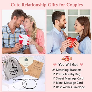 Pinky Promise Matching Couples Bracelets Gift