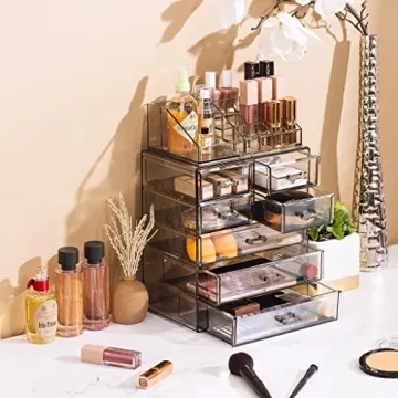 Sorbus Clear Cosmetic Makeup Organizer for Ultimate Beauty Display