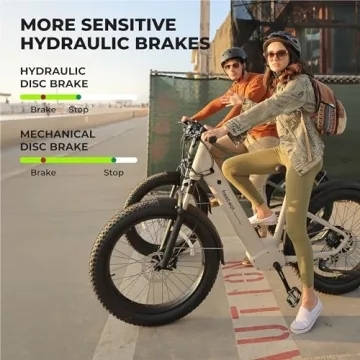 Freebeat Electric Bike 26" Fat Tire 750W Adventure