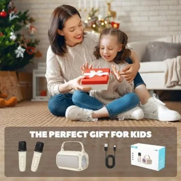 Tomorotec Portable Karaoke Machine with Dual Microphones