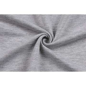 ATACT Baseball mom Pullover Tops for Women Raglan Long Sleeve Sweatshirts Casual Crew Neck Blouse, A-gray, Small