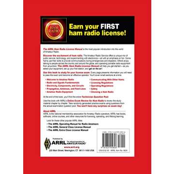 The ARRL Ham Radio License Manual Spiral - Ultimate Technician Study Guide with Test Prep