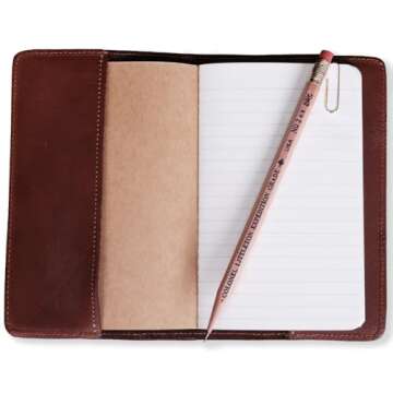 Col. Littleton No. 27 Pocket Journal - Vintage Brown Leather