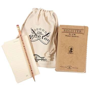 Col. Littleton No. 27 Pocket Journal - Vintage Brown Leather