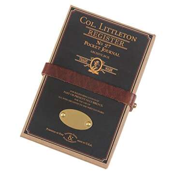Col. Littleton No. 27 Pocket Journal - Vintage Brown Leather
