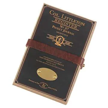 Col. Littleton No. 27 Pocket Journal - Vintage Brown Leather