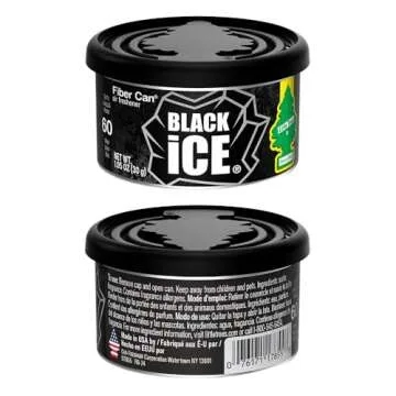 LITTLE TREES Black Ice Air Freshener - Eco-Friendly, Long-Lasting