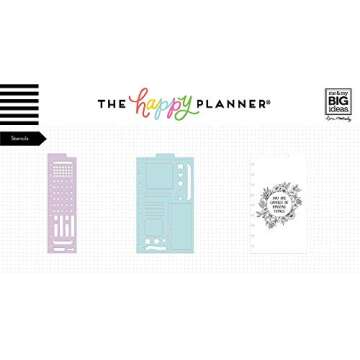 me & my BIG ideas Journal Stencils - The Happy Planner Scrapbooking Supplies - Journaling Theme - Ad...