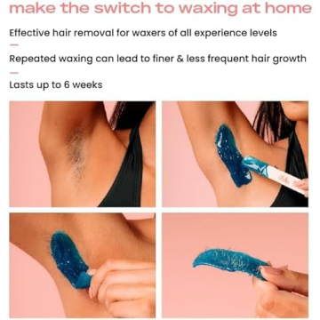 KoluaWax Premium Waxing Kit for Easy At-Home Hair Removal