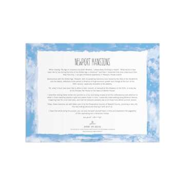 Galison Newport Mansions – 1000 Piece Michael Storrings Jigsaw Puzzle Featuring Beautiful Artwork of Famous Newport Rhode Island Mansions