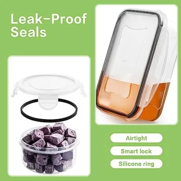 HOMBERKING 32-Pc BPA-Free Food Storage Set