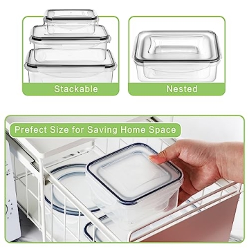 HOMBERKING 32-Pc BPA-Free Food Storage Set