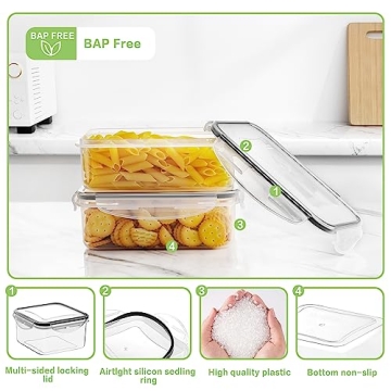 HOMBERKING 32-Pc BPA-Free Food Storage Set