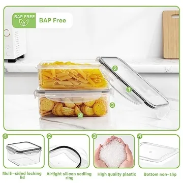 HOMBERKING 32-Pc BPA-Free Food Storage Set