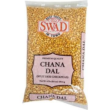 Swad Chana Dal - Healthy Split Chickpeas for All Meals