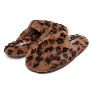 Laura Ashley Women's Memory Foam Scuff Slippers