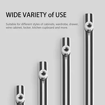 Probrico 30 Pack Polished Chrome Cabinet Handles 3 Inch