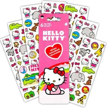 Hello Kitty Coloring Book for Kids, Girls - Bundle with 2 Hello Kitty Activity Books, Stickers, and Door Hanger | Hello Kitty Activity Set