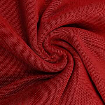 Pofash Women's Sexy One Shoulder Bodycon Mesh Ruched Cocktail Party Mini Dress Red Large