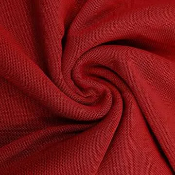 Pofash Women's Sexy One Shoulder Bodycon Mesh Ruched Cocktail Party Mini Dress Red Large