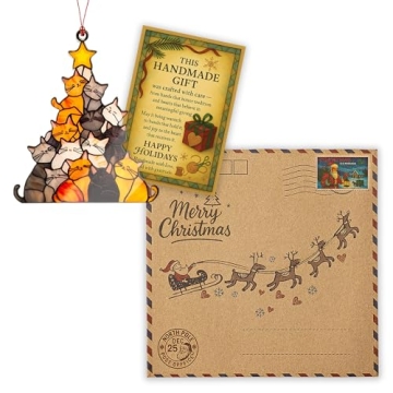 Cute Cat Christmas Tree Ornament for Pet Lovers