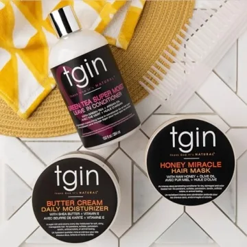 tgin Honey Miracle Hair Mask for Curly Hair - Deep Conditioner