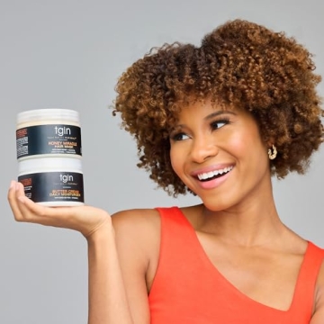tgin Honey Miracle Hair Mask for Curly Hair - Deep Conditioner