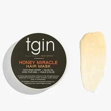 tgin Honey Miracle Hair Mask for Curly Hair - Deep Conditioner