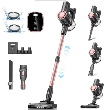 Vexilar V8PRO Cordless Vacuum Cleaner - Lightweight 6-in-1 Pet Hair Cleaner with 35Min Runtime