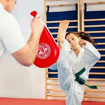 Durable JANNO Taekwondo Kick Pads for All Ages