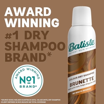 Batiste Dry Shampoo for Brunettes - Refresh Hair Easily