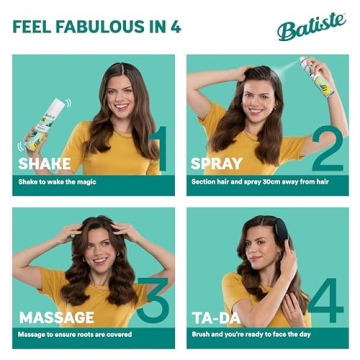 Batiste Dry Shampoo for Brunettes - Refresh Hair Easily