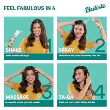 Batiste Dry Shampoo for Brunettes - Refresh Hair Easily