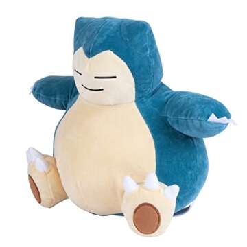 Pokémon Snorlax Plush Stuffed Animal Toy - Large 12" - Officially Licensed - Great Gift for Kids