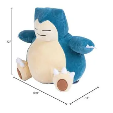 Pokémon Snorlax Plush Toy - Soft 12" Cuddle Companion