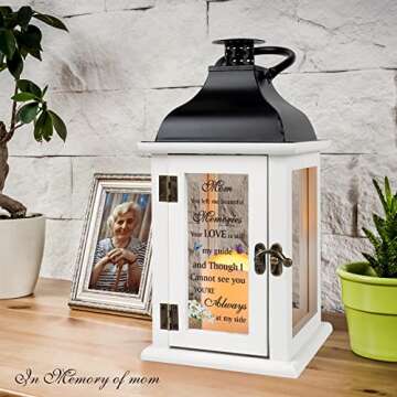 Heartfelt Memorial Lantern for Loss of Mother – Sympathy Gifts