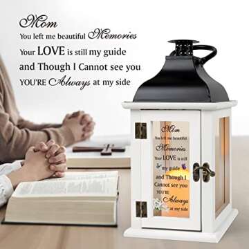 Memorial Lantern Bereavement Sympathy Gifts for Mom