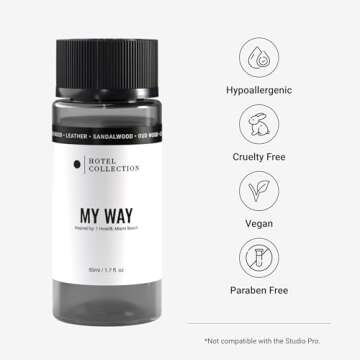 Aroma360 Hotel Collection Diffuser Oil-My Way-Aromatherapy Essential Fragrance Oil-Sandalwood, Warm ...