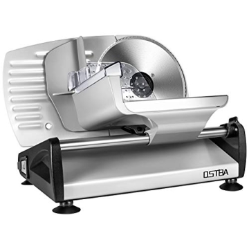 OSTBA Electric Deli Food Slicer with Adjustable Thickness