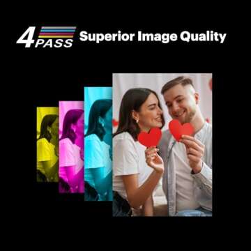 KODAK Mini 2 Retro 4PASS Portable Photo Printer (2.1x3.4 inches) + 8 Sheets, Black