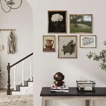 Vintage Farmhouse Wall Decor Set 11x14 - 5 Prints Collection