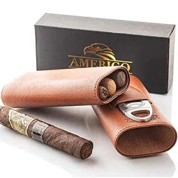 Luxury Cigar Humidor with Cutter - Perfect Gift Set