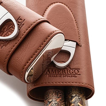 Luxury Cigar Humidor with Cutter - Perfect Gift Set